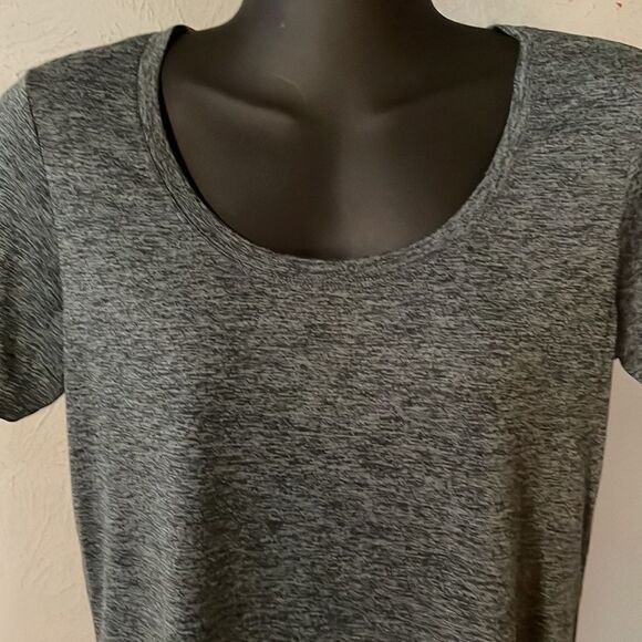 Small Nike dark gray short sleeve round neck oversized top shirt - Picture 2 of 12